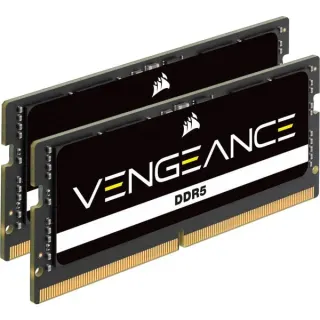 Corsair SO-DIMM 32 GB DDR5-5600 (2x 16 GB) Dual-Kit, Arbeitsspeicher (schwarz, CMSX32GX5M2A5600C48, Vengeance)