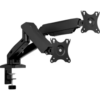 ICY BOX Monitorhalterung IB-MS204-T (schwarz, für 2 Monitore bis 32" (81cm))