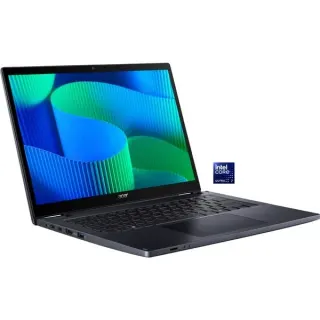 Acer TravelMate P4 Spin (TMP414RN-54-TCO-75KB), Notebook (blauschwarz, Intel® Core™ Ultra 7 155U, Intel® Graphics, 32 GB DDR5, 1 TB (1 TB SSD), Windows 11 Pro 64-Bit)