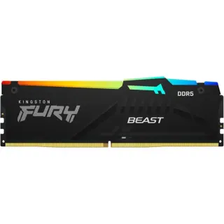 Kingston FURY DIMM 32 GB DDR5-5200, Arbeitsspeicher (schwarz, KF552C40BB2A-32, Beast RGB, INTEL XMP, AMD EXPO)