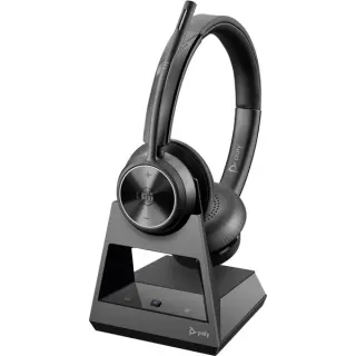 HP Poly Savi 7320 Office DECT, Headset (schwarz, Stereo, USB-A, USB-C, Microsoft Teams)