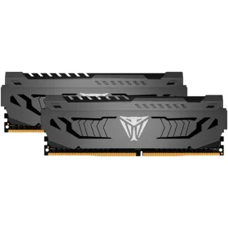 Patriot DIMM 32 GB DDR4-3600 (2x 16 GB) Dual-Kit, Arbeitsspeicher (grau, PVS432G360C8K, Viper Steel, INTEL XMP)