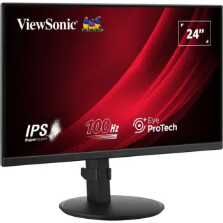 ViewSonic VG2408A-MHD, LED-Monitor (60.5 cm (24 Zoll), schwarz, FullHD, IPS, HDMI, DP, VGA, 100Hz Panel)