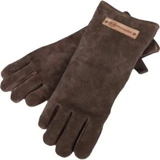 Petromax Grillhandschuhe XL (braun, Rindspaltleder)