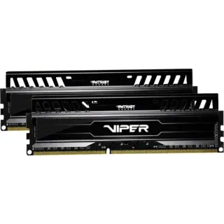 Patriot DIMM 8 GB DDR3-1600 (2x 4 GB) Dual-Kit, Arbeitsspeicher (schwarz, PV38G160C9K, Viper 3 - Black Mamba Edition, INTEL XMP)