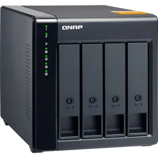 QNAP TL-D400S, Laufwerksgehäuse (schwarz)