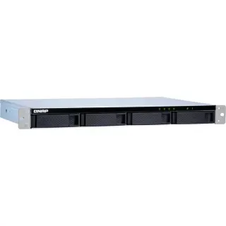 QNAP TL-R400S, Laufwerksgehäuse (schwarz, 1HE-Rackmount)