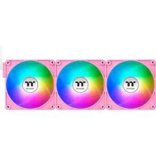 Thermaltake CT120 EX ARGB Sync PC Cooling Fan Pink, Gehäuselüfter (pink, 3er-Pack, 120 mm)