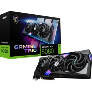 MSI GeForce RTX 5080 GAMING TRIO OC, Grafikkarte (DLSS 5, 3x DisplayPort, 1x HDMI 2.1)