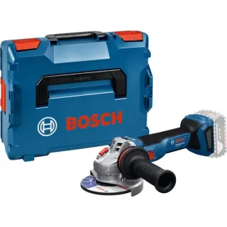 Bosch Professional Akku-Winkelschleifer GWS 18V-11 Professional solo, 18Volt (blau, ohne Akku und Ladegerät, in L-BOXX)