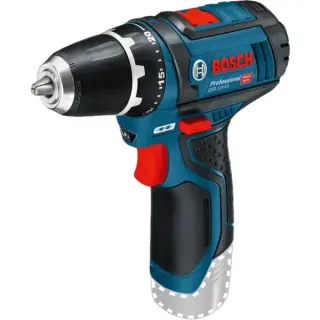 Bosch Professional Akku-Bohrschrauber GSR 12V-15 Professional, 12Volt (blau/schwarz, 2x Li-Ionen Akku 4,0Ah, 39 Bits & Bohrer)