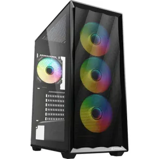 Sharkoon VK4 ARGB, Tower-Gehäuse (schwarz, Tempered Glass)
