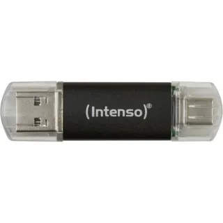 Intenso Twist Line 512 GB, USB-Stick (anthrazit/transparent, USB-A 3.2 Gen 1, USB-C 3.2 Gen 1)