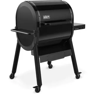 Weber Pelletgrill SmokeFire EPX4, STEALTH Edition (schwarz, 45 x 61cm, mit CRAFTED Basis-Rahmen)