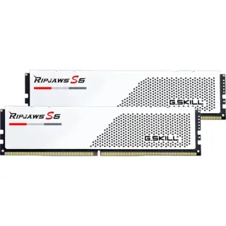 G.Skill DIMM 48 GB DDR5-6000 (2x 24 GB) Dual-Kit, Arbeitsspeicher (weiß, F5-6000J3036F24GX2-RS5W, Ripjaws S5, INTEL XMP)