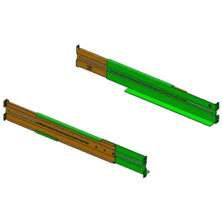BlueWalker PowerWalker Rack Mount Kit - RK7 1U, Einbauschienen
