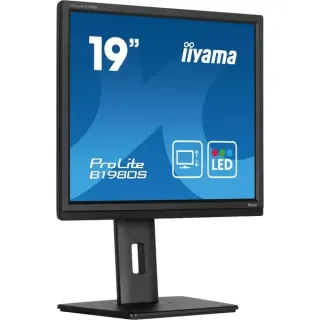 iiyama ProLite B1980S-B1, LED-Monitor (48 cm (19 Zoll), schwarz (matt), SXGA, TN, HDMI, DP, Ergonomischer Standfuß)