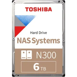 Toshiba N300 6 TB, Festplatte (SATA 6 Gb/s, 3,5", Bulk)