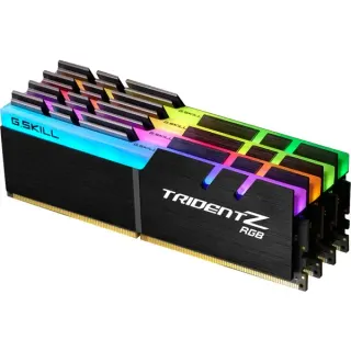 G.Skill DIMM 32 GB DDR4-3600 (4x 8 GB) Quad-Kit, Arbeitsspeicher (schwarz, F4-3600C16Q-32GTZRC, Trident Z RGB, INTEL XMP)