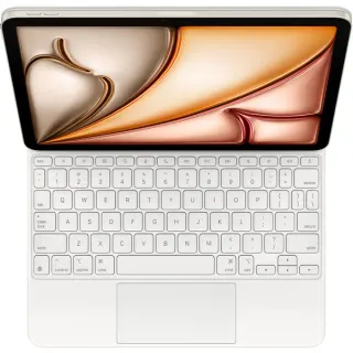 Apple Magic Keyboard für das 11" iPad Air (M3), Tastatur (weiß, US-Layout, Scherenmechanik)