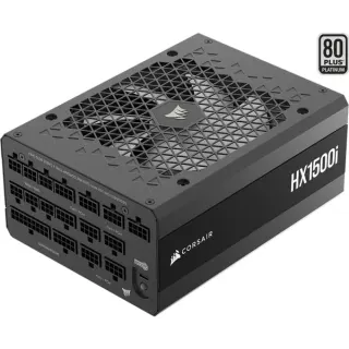 Corsair HX1500i (2025), PC-Netzteil (schwarz, 2x 12V-2x6-PCIe, 5x PCIe, Kabel-Management, 1500 Watt)