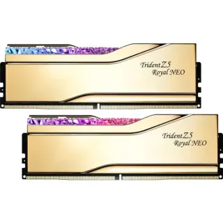 G.Skill DIMM 32 GB DDR5-6000 (2x 16 GB) Dual-Kit, Arbeitsspeicher (gold, F5-6000J2636H16GX2-TR5NG, Trident Z5 Royal, AMD EXPO)