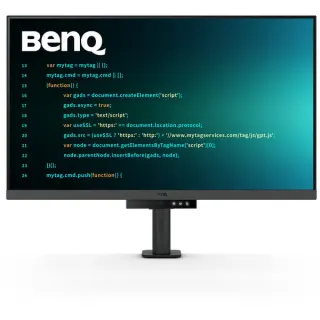 BenQ RD320UA Programmiermonitor, LED-Monitor (80 cm (31.5 Zoll), schwarz, UltraHD/4K, IPS, Ergo Arm Stand, USB-C, USB-Hub)