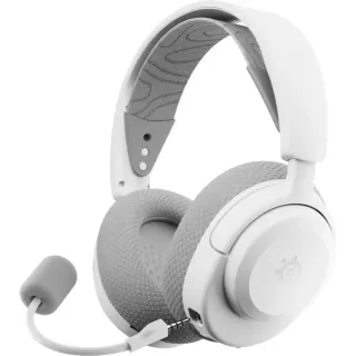 SteelSeries Arctis Nova 3P Wireless White, Gaming-Headset (weiß, Für Playstation, Bluetooth, WiFi, Mobile App Control)