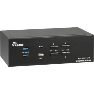 Inter-Tech IPC KVM Switch AS-42HUS, KVM-Switch