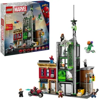 LEGO 76324 Marvel Super Heroes Spider-Man vs. Oscorp, Konstruktionsspielzeug