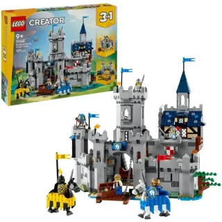 LEGO 31168 Creator 3-in-1 Ritterburg im Mittelalter, Konstruktionsspielzeug