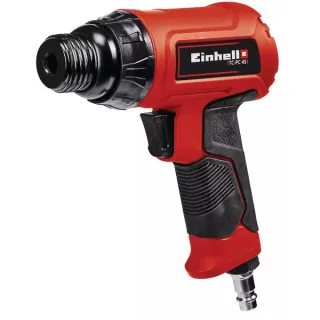 EINHELL Druckluft-Meißelhammer TC-PC 45 (rot/schwarz, mit 4-teiligem Meißel-Set, Koffer)