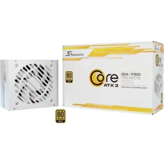 Seasonic CORE GX-750-V2-WHITE 750W, PC-Netzteil (weiß, 1x 12-Pin High Power GPU, 2x PCIe, Kabalmanagement, 750 Watt)