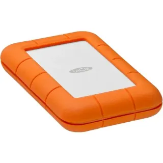 LaCie Rugged Secure 2 TB, Externe Festplatte (weiß/orange, USB-C 3.2 Gen 1 (5 Gbit/s))