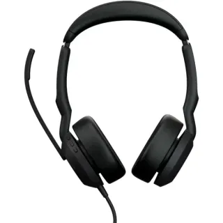 Jabra Evolve2 50 , Headset (schwarz, UC, Bluetooth 5.2, USB-C und USB-A, Stereo)