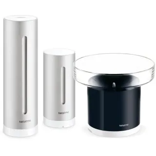 Netatmo Wetterstation + Regenmesser (silber)