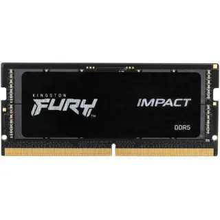 Kingston FURY SO-DIMM 32 GB DDR5-4800 , Arbeitsspeicher (schwarz, KF548S38IB-32, Impact, INTEL XMP)