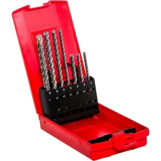 fischer Hammerbohrer-Satz Quattric II Set, SDS plus (5-teilig, Ø 5-12mm)