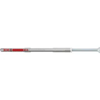 fischer Langschaftdübel DuoXpand 10x160 T (hellgrau/rot, 50 Stück)