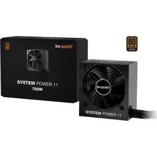 be quiet! System Power 11 750W ATX3.1, PC-Netzteil (schwarz, 1x 12-Pin High Power GPU, 2x PCIe, 750 Watt)