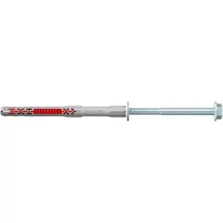fischer Langschaftdübel DuoXpand 10x120 FUS R (hellgrau/rot, 50 Stück)
