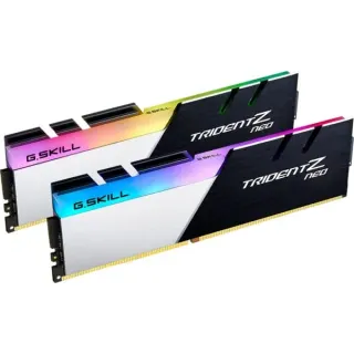 G.Skill DIMM 32 GB DDR4-3600 (2x 16 GB) Dual-Kit, Arbeitsspeicher (schwarz/silber, F4-3600C16D-32GTZNC, Trident Z Neo, INTEL XMP)