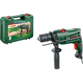 Bosch Heimwerken & Garten Schlagbohrmaschine EasyImpact 630 (grün/schwarz, 630 Watt, Koffer)
