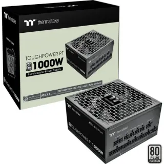Thermaltake Toughpower PT 1000W, PC-Netzteil (1x 12 Pin High Power GPU, 2x PCIe, Kabelmanagement, 1000 Watt)