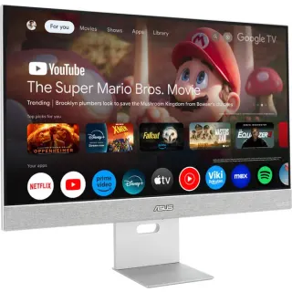 ASUS ZenScreen MS32UC Smart Monitor, LED-Monitor (80 cm (31.5 Zoll), grau, UltraHD/4K, IPS, USB-C, Google TV, HDR)