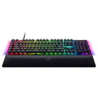 Razer Blackwidow V4, Gaming-Tastatur (schwarz, DE-Layout, Razer Yellow)