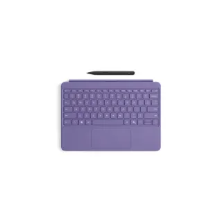 Microsoft Surface Pro 12-Zoll-Keyboard mit Slim Pen, Tastatur (violett, DE-Layout)