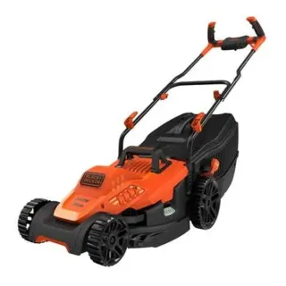 BLACK+DECKER Rasenmäher BEMW471BH-QS, 38cm (orange/schwarz, 1.600 Watt)