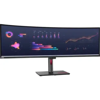 Lenovo ThinkVision P49w-30, LED-Monitor (125 cm (49 Zoll), schwarz, DQHD, IPS, Thunderbolt 4, HDMI, DisplayPort)