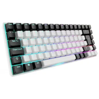 Sharkoon SKILLER SGK50 S3, Gaming-Tastatur (weiß, PT-Layout, Gateron Yellow)